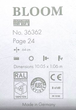Обои Marburg Bloom 36362 изображение 6