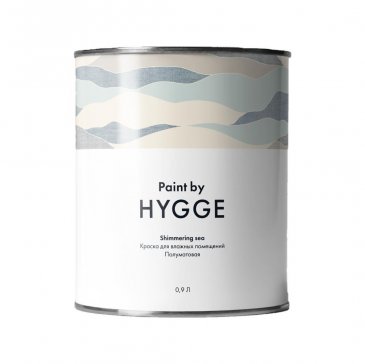 Краски Hygge Paints Интерьерные краски Shimmering Sea 0,9 л изображение 0