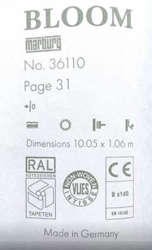Обои Marburg Bloom 36110 изображение 2