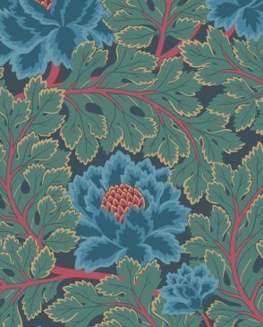 Обои с цветами синие The Pearwood Collection 116-1003 изображение 0