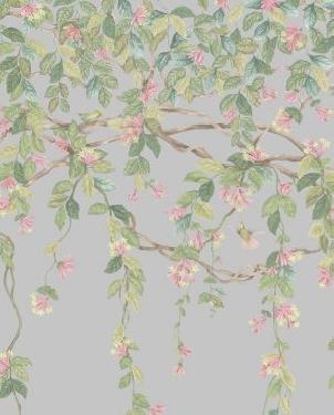 Английские Обои с птицами Hummingbirds Cream 124-2010 изображение 0