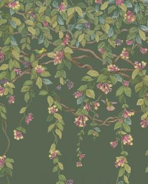 Английские Обои с птицами Hummingbirds Cream 124-2012 изображение 0