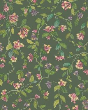 Обои с цветами темные Hummingbirds Cream 124-3019 изображение 0