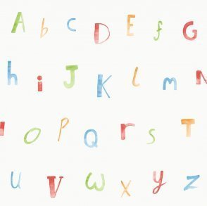 Обои с надписями, буквами для детской разноцветные Make Believe 12560 изображение 0