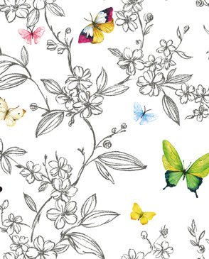 Обои на бумажной основе с бабочками, насекомыми Anka 1606-1 изображение 0