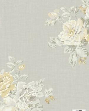 Американские Обои бумажные серые Flora FG70008 изображение 0