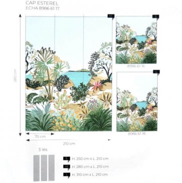 Обои Casadeco Echapee Belle 89866116 изображение 3