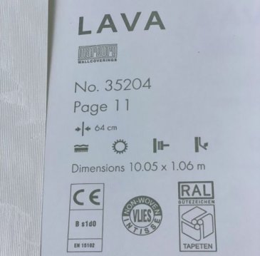 Обои Marburg Lava 35204 изображение 3