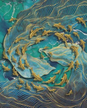 Фрески с рыбками ArtLine 34560 изображение 0