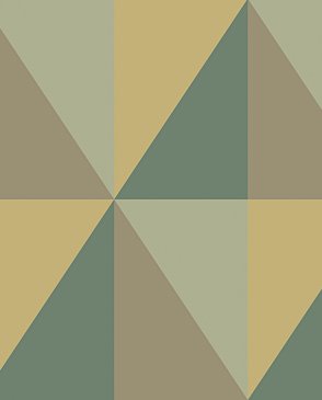Обои с геометрическим рисунком зеленые Geometric II 105-10044 изображение 0
