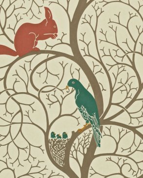 Обои Sanderson Vintage Vintage DVIWSQ102 изображение 0