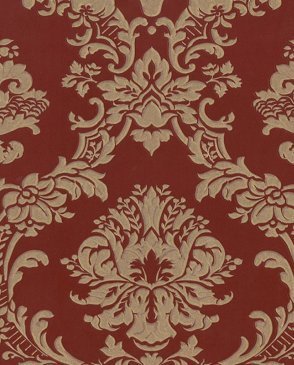 Обои с дамаском красные Silks & Textures II MD29434 изображение 0