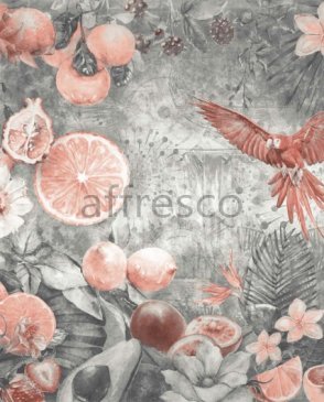 Фрески с птицами розовые New Art RE189-COL4 изображение 0
