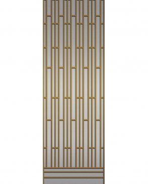 Обои Zambaiti Parati, Collection for Walls, Harlequin с ёлочкой и зигзагами, с людьми, с геометрическим рисунком, с восточным рисунком, с линиями, под кожу золотые, желтые, разноцветные, оранжевые Elie Saab 64884 изображение 0