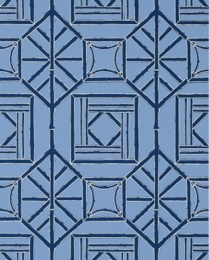 Обои THIBAUT с геометрическим рисунком для спальни Dynasty T75522 изображение 0