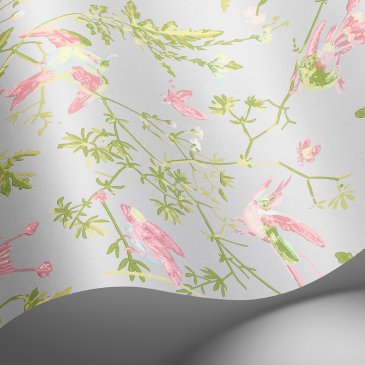 Обои Cole & Son Hummingbirds Cream 124-1003 изображение 2