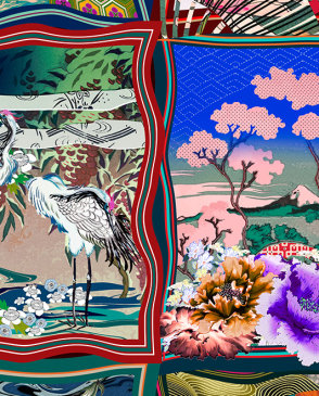 Обои с сюжетным рисунком с текстильным покрытием Kami 87250 изображение 0