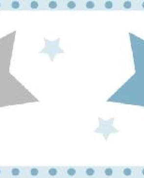 Обои бордюр для детской голубые Treboli 594-1 изображение 0