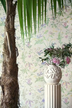 Обои Cole & Son Hummingbirds Cream 124-1001 изображение 4