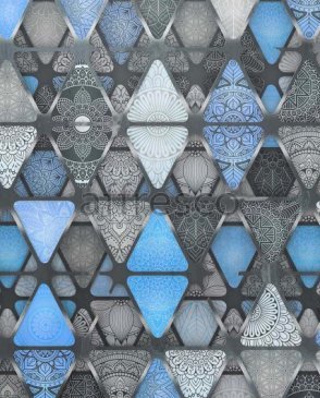 Фрески голубые с акриловым покрытием New Art RE188-COL4 изображение 0