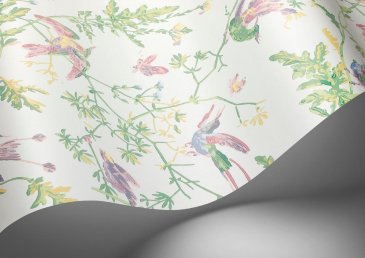 Обои Cole & Son Hummingbirds Cream 124-1001 изображение 2