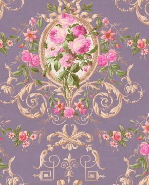 Американские Обои Seabrook Damask Folio DF30209 изображение 0