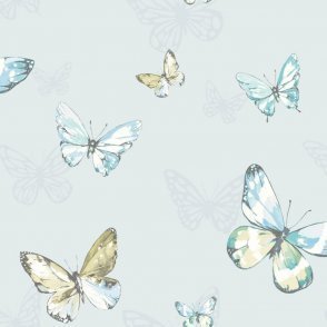 Обои с бабочками, насекомыми для детской с акриловым покрытием The Enchanted Garden 98871 изображение 0