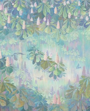 Фрески с листьями голубые Vesna AB117-COL1 изображение 0