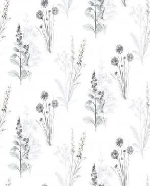 Обои с листьями серые Abby Rose AB42443 изображение 0