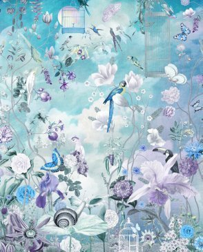 Фрески Affresco с сюжетным рисунком синие Dream Forest AB56-COL1 изображение 0