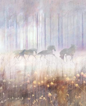 Фрески Affresco с животными фиолетовые Dream Forest AB57-COL2 изображение 0