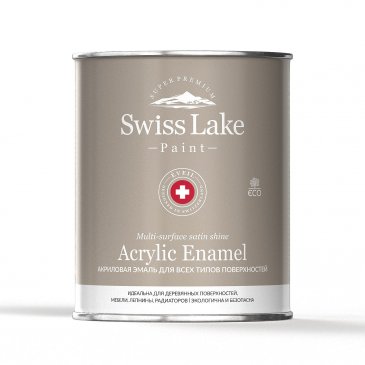 Российские Краски Swiss Lake Acrylic Enamel 0,9л изображение 0