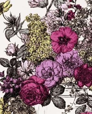 Обои Clarke & Clarke молодежные Floribunda W0041-05 изображение 0