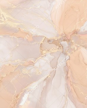 Фрески Affresco панно оранжевые Fluid AF2052-COL1 изображение 0