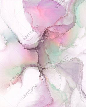 Фрески панно розовые Fluid AF2075-COL3 изображение 0