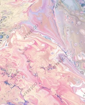 Фрески Affresco с абстрактным рисунком розовые Emotion Art AF2119-COL1 изображение 0