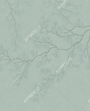 Фрески Affresco с листьями Line Art AF2120-COL5 изображение 0