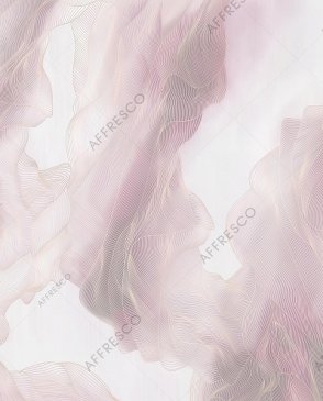Фрески Affresco с абстрактным рисунком розовые Line Art AF2143-COL2 изображение 0