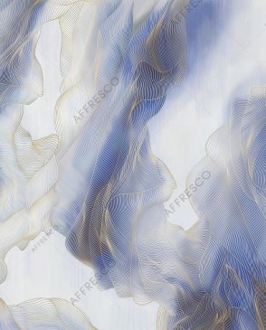 Фрески Affresco с абстрактным рисунком синие Line Art AF2143-COL3 изображение 0