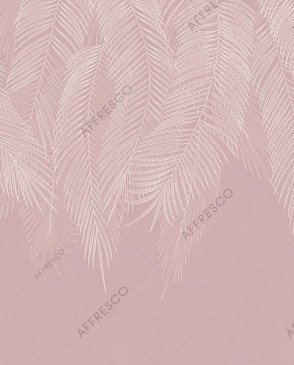 Фрески панно розовые Line Art AF2148-COL3 изображение 0