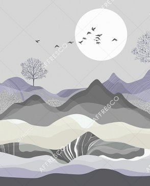 Фрески Affresco панно с абстрактным рисунком Fantasy AF2169-COL3 изображение 0