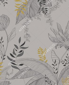 Фрески с листьями серые Fantasy AF2180-COL4 изображение 0