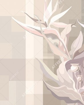 Фрески с листьями бежевые Fantasy AF2200-COL4 изображение 0