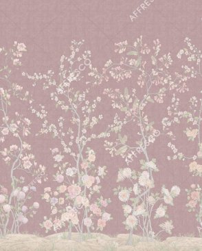 Фрески Affresco для спальни розовые Wallpaper part 1 AF710-COL3 изображение 0