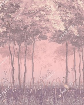 Фрески панно розовые Wallpaper part 1 AF951-COL2 изображение 0