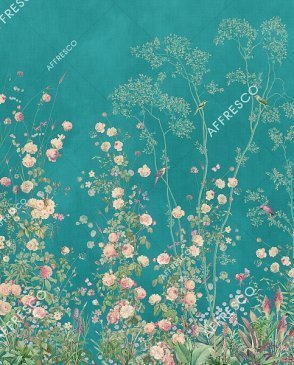 Фрески Affresco с цветами French Garden AF955-COL5 изображение 0