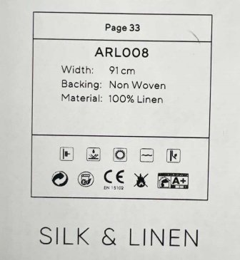 Обои Decaro Wallcoverings Pure Silk&Linen ARL008 изображение 2