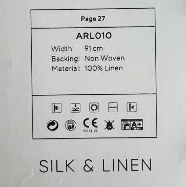 Обои Decaro Wallcoverings Pure Silk&Linen ARL010 изображение 2