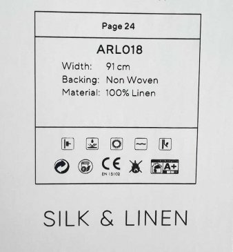 Обои Decaro Wallcoverings Pure Silk&Linen ARL018 изображение 3