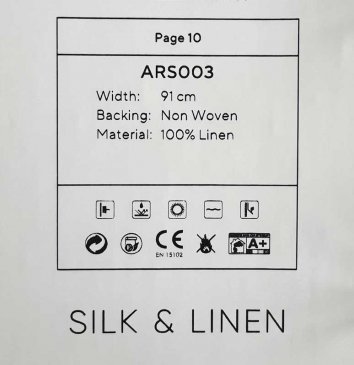 Обои Decaro Wallcoverings Pure Silk&Linen ARS003 изображение 2